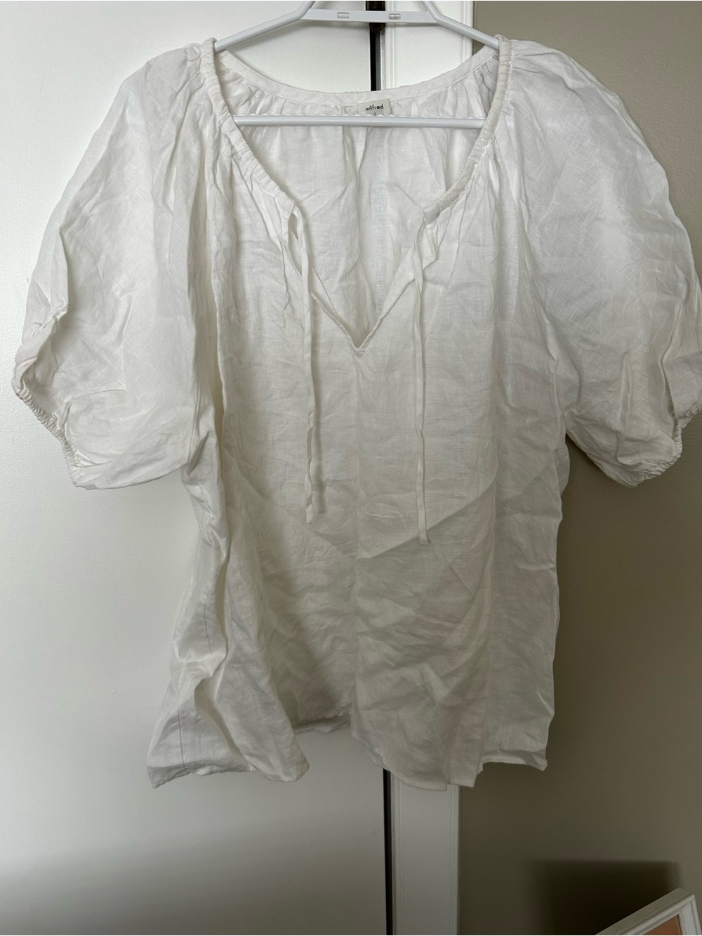 Wilfred linen blouse